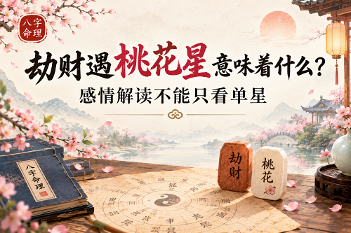 劫财遇桃花星意味着什么？感情解读不能只看单星